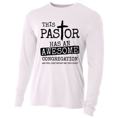 This Pastor Has An Awesome Congregation Cooling Performance Long Sleeve Crew