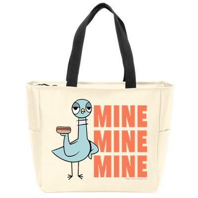 The Pigeon Hot Dogs Zip Tote Bag