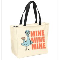 The Pigeon Hot Dogs Zip Tote Bag