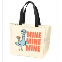 The Pigeon Hot Dogs Zip Tote Bag