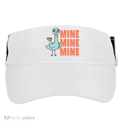 The Pigeon Hot Dogs Adult Drive Performance Visor