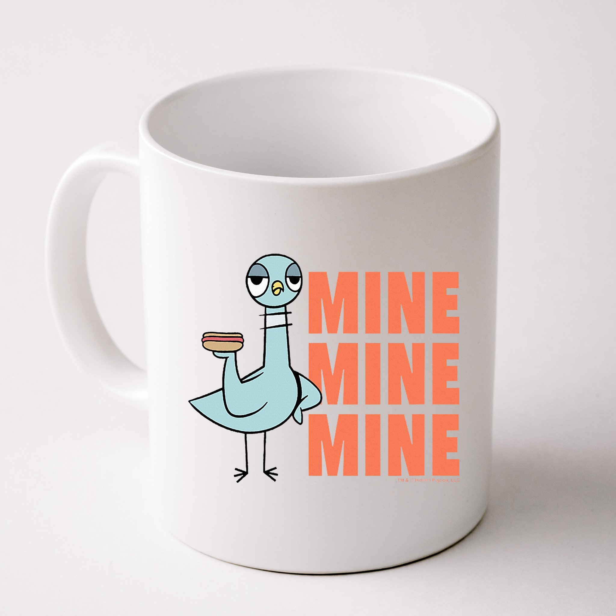 The Pigeon Hot Dogs Mug