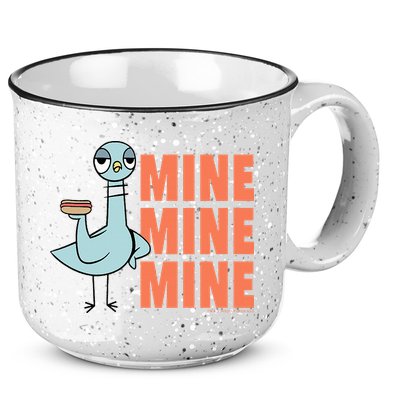 The Pigeon Hot Dogs 15oz Campfire Ceramic Mug