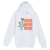 The Pigeon Hot Dogs Premium Pullover Hoodie