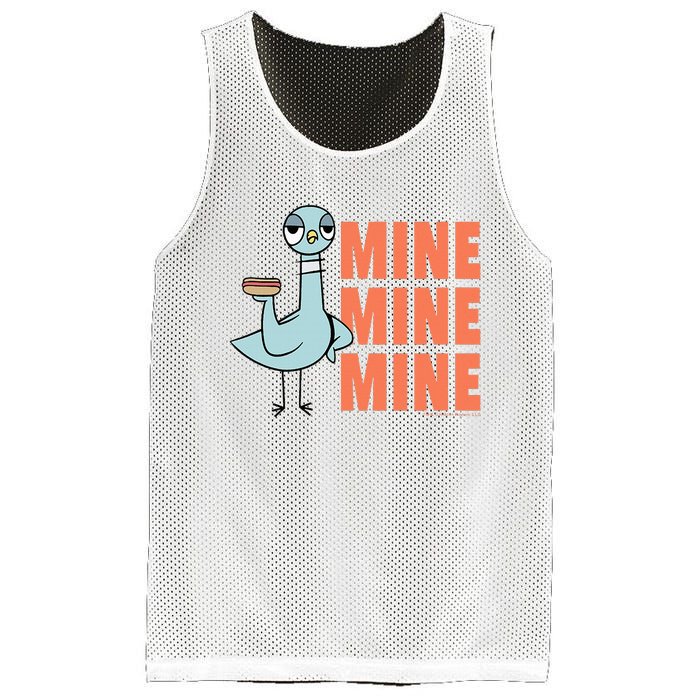 The Pigeon Hot Dogs Mesh Reversible Basketball Jersey Tank