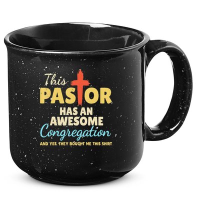 This Pastor Has An Awesome Congregation Preacher 15oz Campfire Ceramic Mug