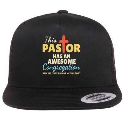 This Pastor Has An Awesome Congregation Preacher Flatbill Hat