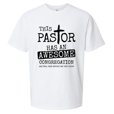 This Pastor Has An Awesome Congregation Sueded Cloud Jersey T-Shirt