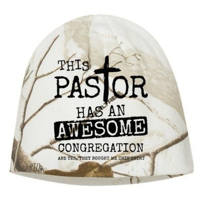 This Pastor Has An Awesome Congregation Kati - Camo Knit Beanie