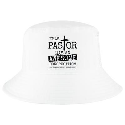 This Pastor Has An Awesome Congregation Cool Comfort Performance Bucket Hat