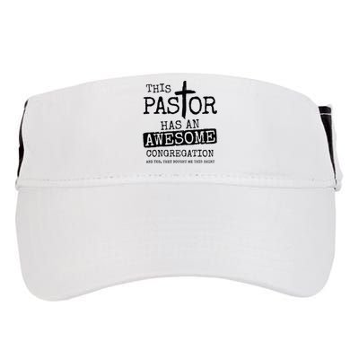 This Pastor Has An Awesome Congregation Adult Drive Performance Visor