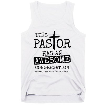 This Pastor Has An Awesome Congregation Tank Top