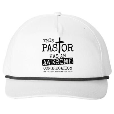 This Pastor Has An Awesome Congregation Snapback Five-Panel Rope Hat