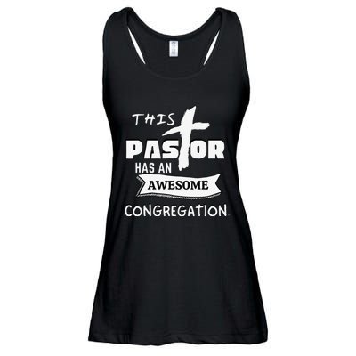 THIS PASTOR HAS AN AWESOME CONGREGATION Pastor Gift Ladies Essential Flowy Tank