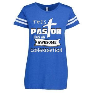 THIS PASTOR HAS AN AWESOME CONGREGATION Pastor Gift Enza Ladies Jersey Football T-Shirt