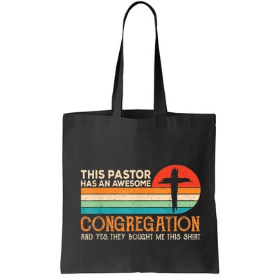 This Pastor Has An Awesome Congregation Preacher Vintage Bag