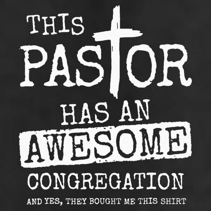 This Pastor Has An Awesome Congregation Jesus Cool Comfort Performance Bucket Hat
