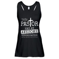 This Pastor Has An Awesome Congregation Jesus Ladies Essential Flowy Tank