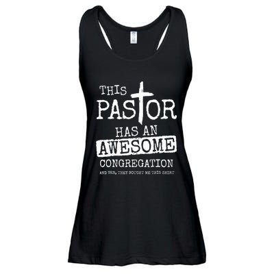 This Pastor Has An Awesome Congregation Jesus Ladies Essential Flowy Tank