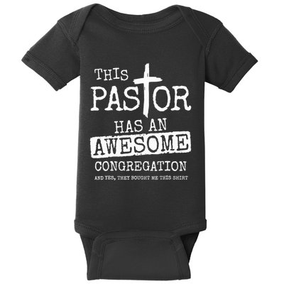 This Pastor Has An Awesome Congregation Jesus Baby Bodysuit