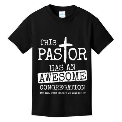 This Pastor Has An Awesome Congregation Jesus Kids T-Shirt