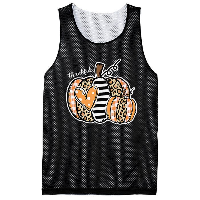 Thankful Pumpkin Happy Thanksgiving Day 2024 Mesh Reversible Basketball Jersey Tank