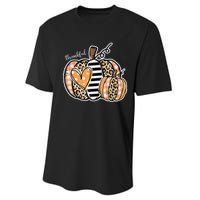 Thankful Pumpkin Happy Thanksgiving Day 2024 Performance Sprint T-Shirt