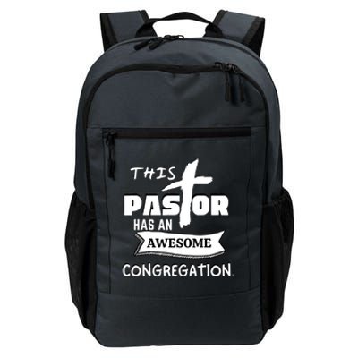 THIS PASTOR HAS AN AWESOME CONGREGATION Pastor Gift Daily Commute Backpack