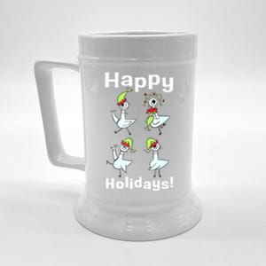 The Pigeon Happy Holidays Christmas Pigeon Beer Stein