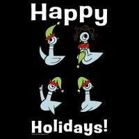 The Pigeon Happy Holidays Christmas Pigeon Apron
