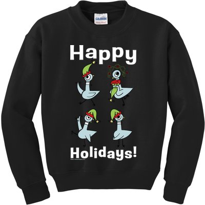 The Pigeon Happy Holidays Christmas Pigeon Kids Sweatshirt