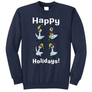 The Pigeon Happy Holidays Christmas Pigeon Sweatshirt