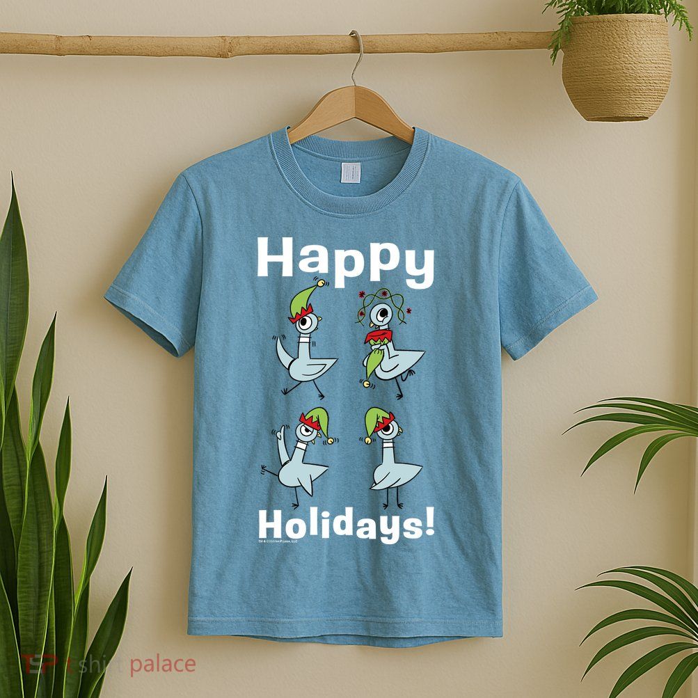 The Pigeon Happy Holidays Christmas Pigeon T-Shirt