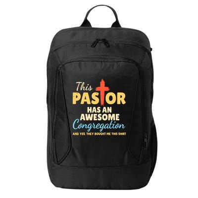 This Pastor Has An Awesome Congregation Preacher City Backpack