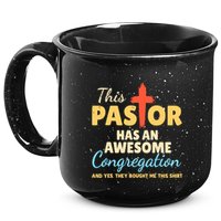 This Pastor Has An Awesome Congregation Preacher 15oz Campfire Ceramic Mug