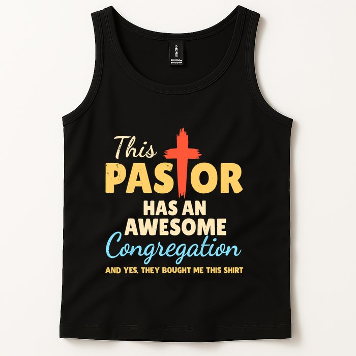 This Pastor Has An Awesome Congregation Preacher Tank Top