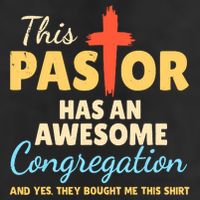 This Pastor Has An Awesome Congregation Preacher Golf Towel