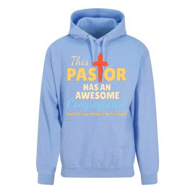 This Pastor Has An Awesome Congregation Preacher Unisex Surf Hoodie