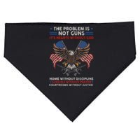 The Problem Is Not Guns ItS Hearts Without God USA-Made Doggie Bandana