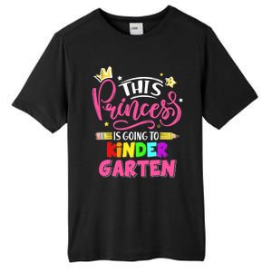  This Princess Is Going To Kindergarten Back To School Tall Fusion ChromaSoft Performance T-Shirt