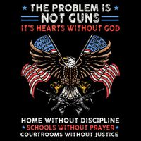 The Problem Is Not Guns ItS Hearts Without God Sustainable Bucket Hat