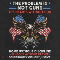 The Problem Is Not Guns ItS Hearts Without God Beanie