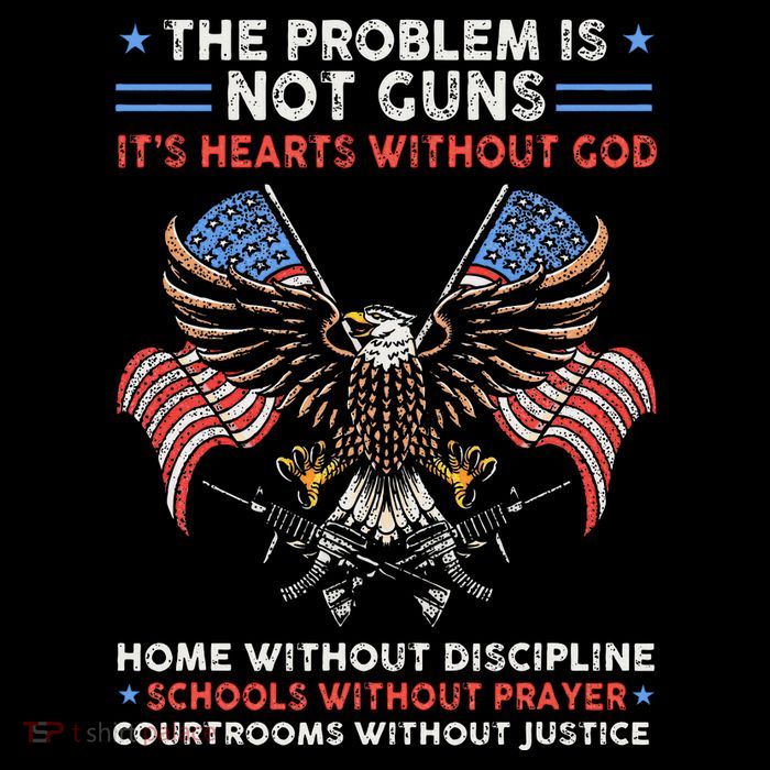 The Problem Is Not Guns ItS Hearts Without God Sustainable Beanie