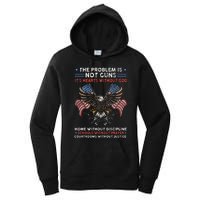 The Problem Is Not Guns ItS Hearts Without God Women's Pullover Hoodie