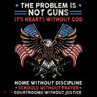 The Problem Is Not Guns ItS Hearts Without God Mesh Reversible Basketball Jersey Tank
