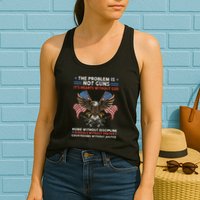The Problem Is Not Guns ItS Hearts Without God Womens Tank Top