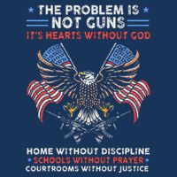 The Problem Is Not Guns ItS Hearts Without God Infant Baby Jersey Bodysuit