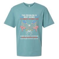 The Problem Is Not Guns ItS Hearts Without God Sueded Cloud Jersey T-Shirt