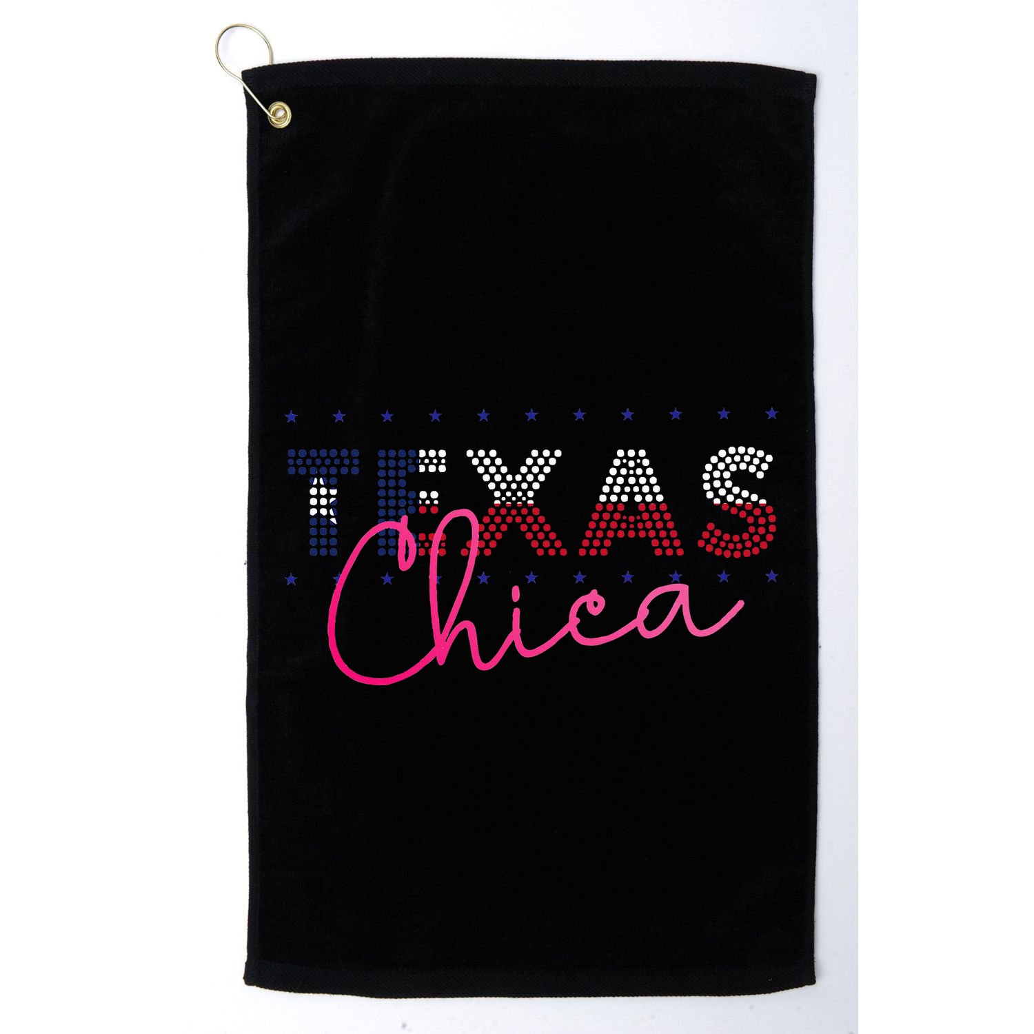 Texas Pride In Texas State Or Starbase Texas Golf Towel