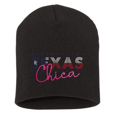Texas Pride In Texas State Or Starbase Texas Short Acrylic Beanie